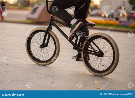 BMX Bike for Various Stunts Stock Photo - Image of outdoor, cyclist ...