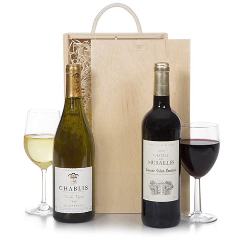 Luxury French Wine Selection | Chablis & St Emilion Fine Wine Hamper