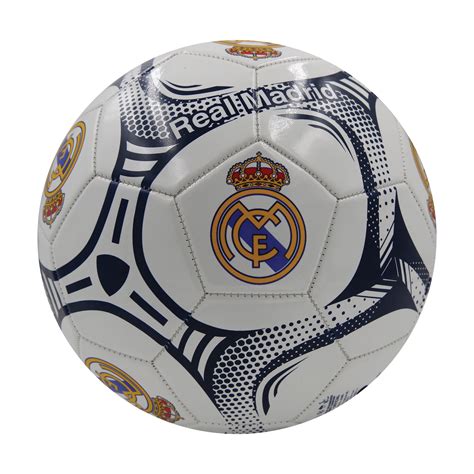 Real Madrid Soccer Ball, Size 5, Blue, Gold and White - Walmart.com ...