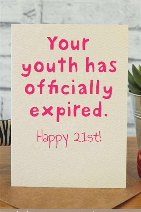 Funny 21St Birthday Quotes To Make Your Day Special - Wall Mounted ...