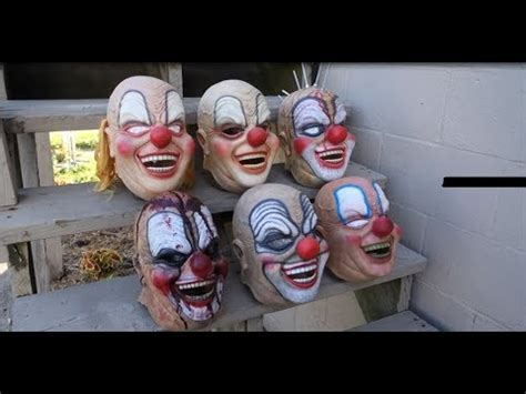 SLIPKNOT TTE CLOWN MASK COLLECTION - YouTube