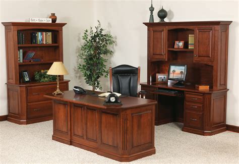 Buckingham Wood Office Set - Brandenberry Amish Furniture