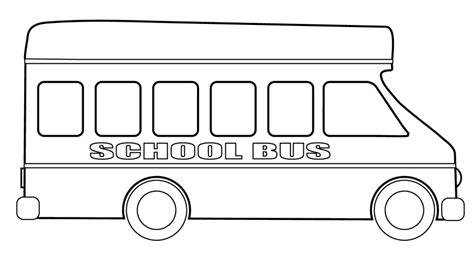 School Bus Coloring Pages - Free Printable Coloring Pages for Kids