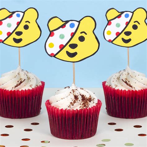 Pudsey Cake Toppers - BBC Children in Need