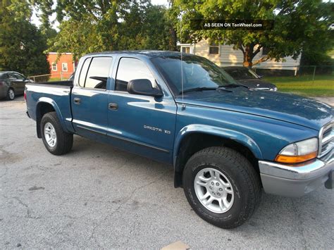 2002 Dodge Dakota Slt Crew Cab Pickup 4 - Door 4. 7l