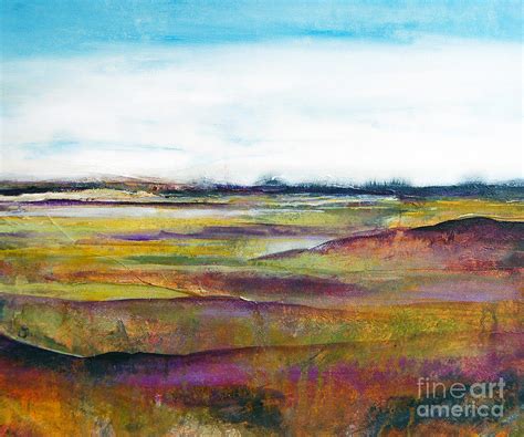 Moorland Glow Painting by Tracy-Ann Marrison