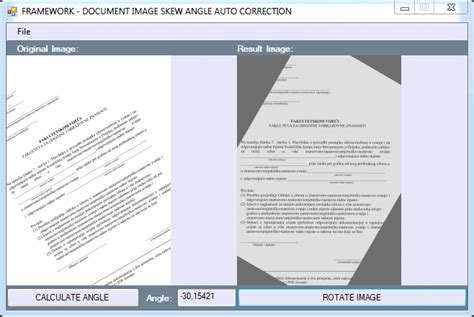 Skew angle detection for -30 degree rotated image | Download Scientific ...