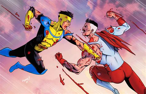 ArtStation - Invincible vs Omni-Man