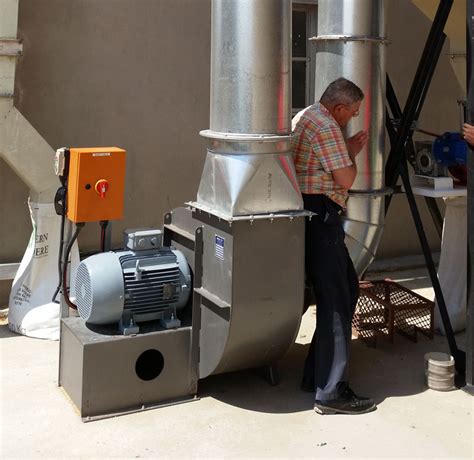 Centrifugal fan Installation Dust and enviromental control – Fantech