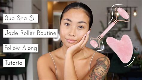 Daily Gua Sha & Jade roller Routine Follow Along Tutorial - YouTube