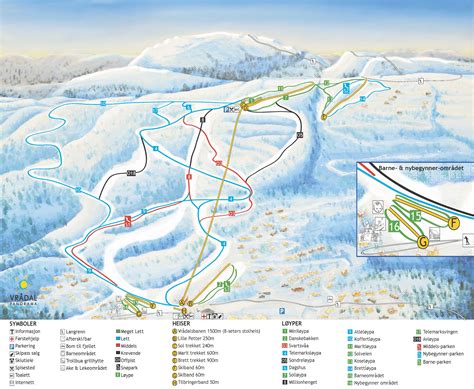 Vrådal Trail Map