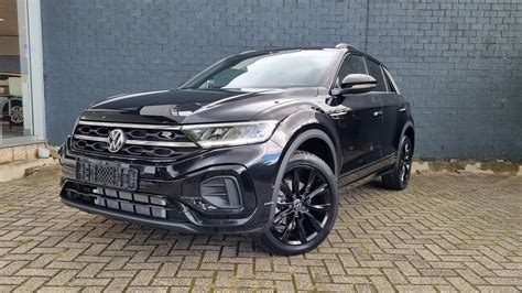 2022 New Volkswagen T-Roc R-Line Black Style in 4K Deep Black Pearl 18 ...