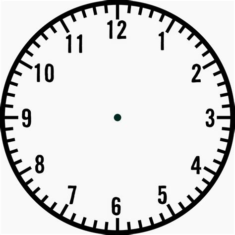 Blank Clock Clipart - A Versatile Tool for Time Management and Design