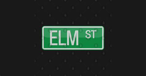 Elm Street Road Sign - Elm Street - T-Shirt | TeePublic