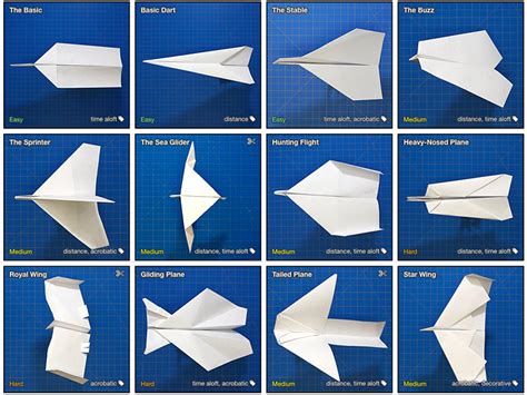 A Really Cool Database For Paper Airplanes - | Paper airplanes, Best ...