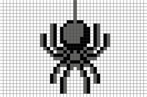 an image of a pixellated robot with black and white squares