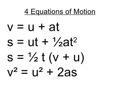 Acceleration And Equations Of Motion 2