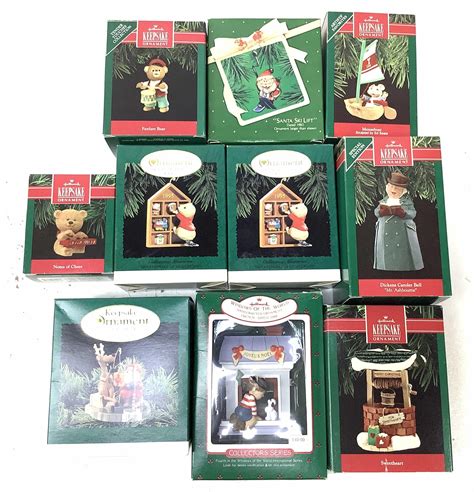 Lot - (10) Hallmark Keepsake Christmas Ornaments