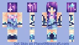 Galaxy Girl Minecraft Skin