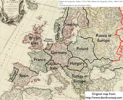 18th Century European Map | Zip Code Map