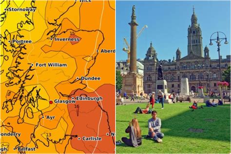 Scotland weather: Glasgow temperatures to reach 26C in mini heatwave ...