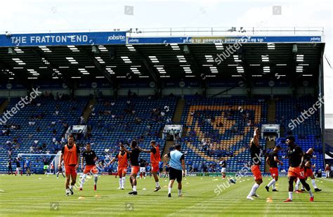 Luton Players Warm Editorial Stock Photo - Stock Image | Shutterstock