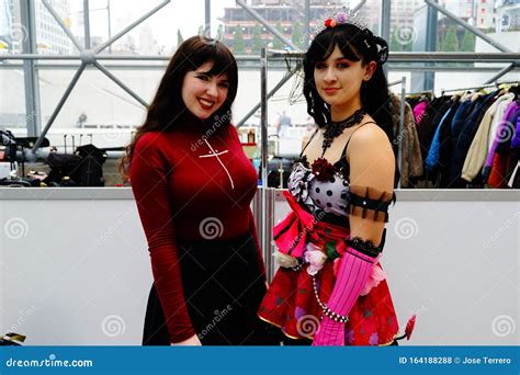 Anime NYC 2019 77 editorial stock photo. Image of crunchyroll - 164188288