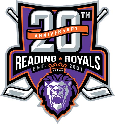 Reading Royals Logo - Anniversary Logo - ECHL (ECHL) - Chris Creamer's ...