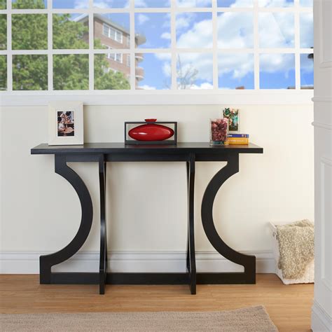 Tiarra Curved Design Modern Entryway Table - Walmart.com