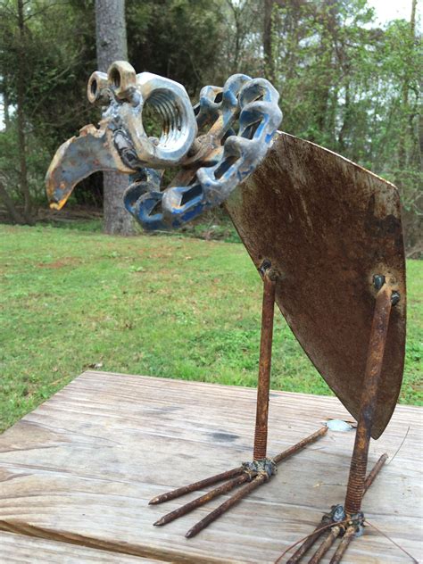 Big Nut Vulture Rusty Relics Metal Art | Scrap metal art, Welding art ...