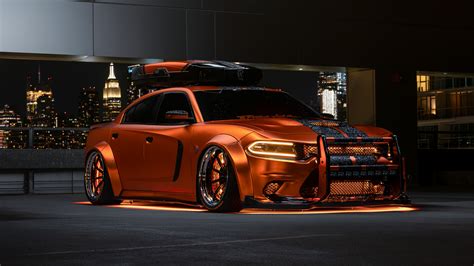 Dodge Charger Hellcat Wallpaper 4K, Custom tuning