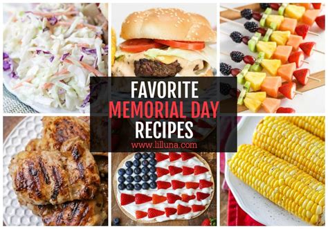 40+ Memorial Day Recipes {Perfect for BBQ's!} | Lil' Luna