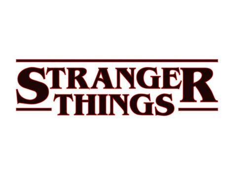 Stranger Things 2016 Years Logo PNG vector in SVG, PDF, AI, CDR format