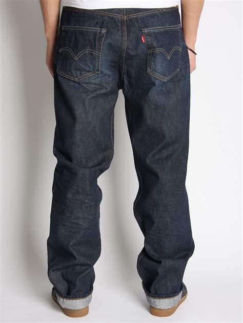 Levi's Levis Vintage Clothing Sugar Worn Rigid 501 Selvedge Jeans in ...