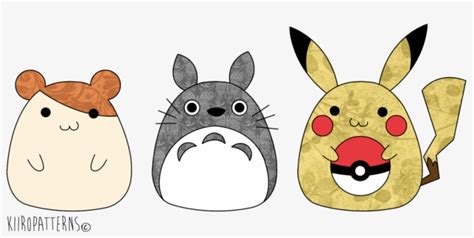 Chibi Totoro Drawing - Totoro Chibi Cute Transparent PNG - 1024x478 ...