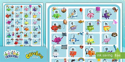 FREE! - Alphablocks: Alphabet Poster (teacher made) - Twinkl