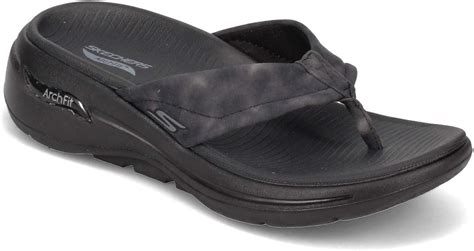 Amazon.com | Skechers Women's, Foamies: Arch Fit Thong Sandal | Sport ...