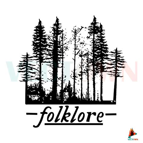 Folklore Taylor Swift Album SVG Graphic Designs Cutting Files