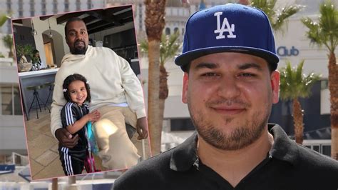 Rob Kardashian Shares Cute Photo of Dream and Uncle Kanye West