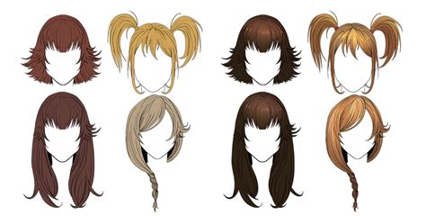 Download Female Hair, Anime, Hair. Royalty-Free Stock Illustration ...