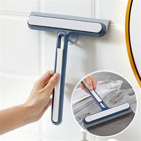 Shower Squeegee for Bathroom Shower Glass Doors, TPR Window Cleaner ...