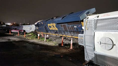 CSX train derailment causes road closures in Hyattsville