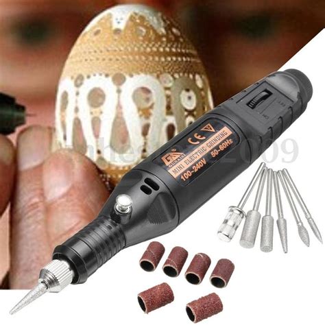 15pcs 100-240v DIY Electric Engraver Tool Jewelry Wood Metal Engraving ...