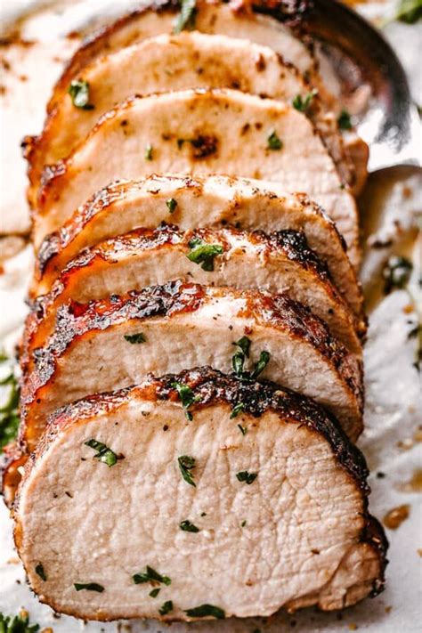 The most incredible Garlic Balsamic Pork Loin Roast you will ever taste ...