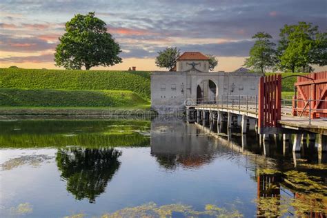 Pond in the Churchill Park, Copenhagen Stock Image - Image of summer ...