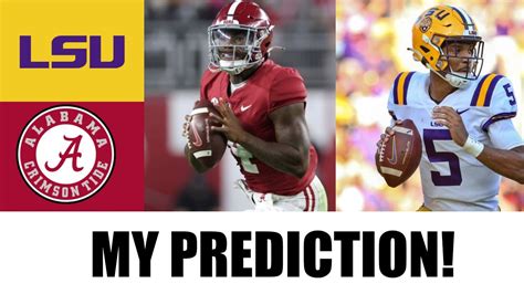 Alabama vs LSU | 2023 College Football Prediction - YouTube