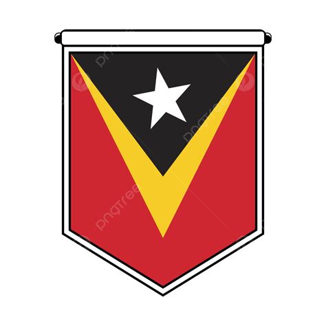 Timor Leste Flag Vector Png, Timor Leste, Timor, Leste PNG and Vector ...