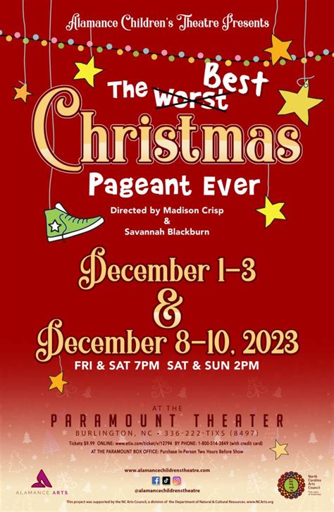 The Best Christmas Pageant Ever! – Alamance Children's Theatre