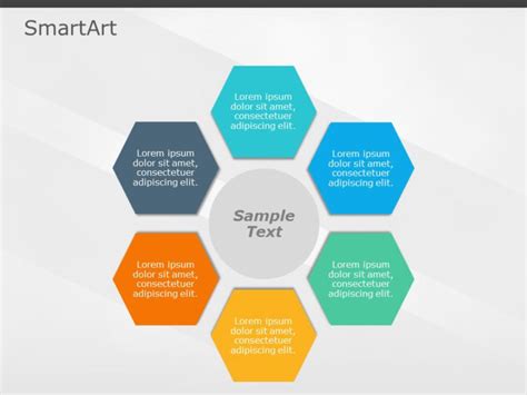 SmartArt Cycle Radial 9 Steps