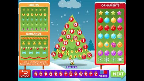 ABCya Christmas Tree Fun Alphabet A-Z ABC's | Videos and Games for Kids ...